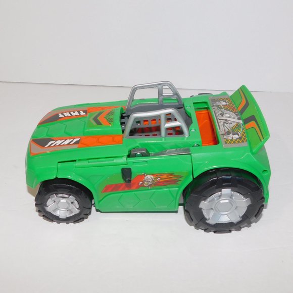 TMNT 2015 Turbo Charge Transforming  Car Book w Sticker & Figure Lot - Picture 2 of 14